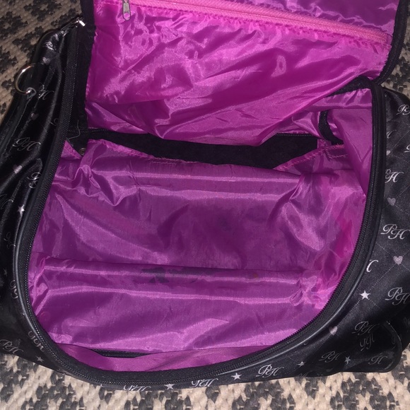 Paris Hilton carry on/weekender/makeup bag. Excellent condition - Picture 4 of 7